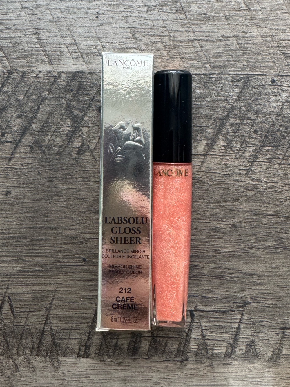 Lancôme L’Absolu Gloss Sheer - Café Crème 212 NIB